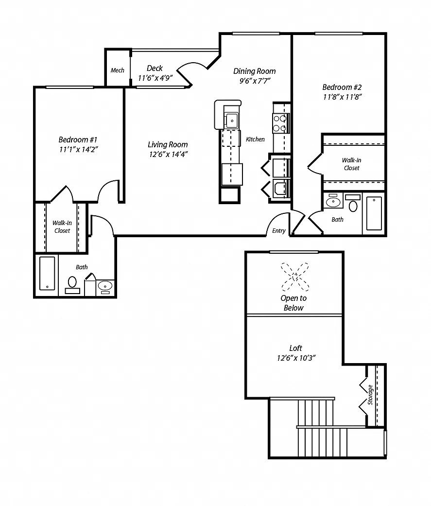 Floor plan B4L The Dukes Loft