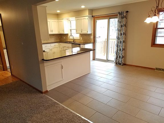 newly remodeled kitchen with open floor plan