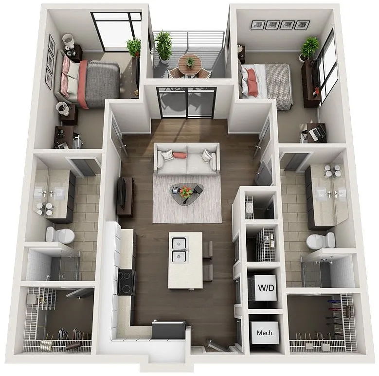 Floor plan B2