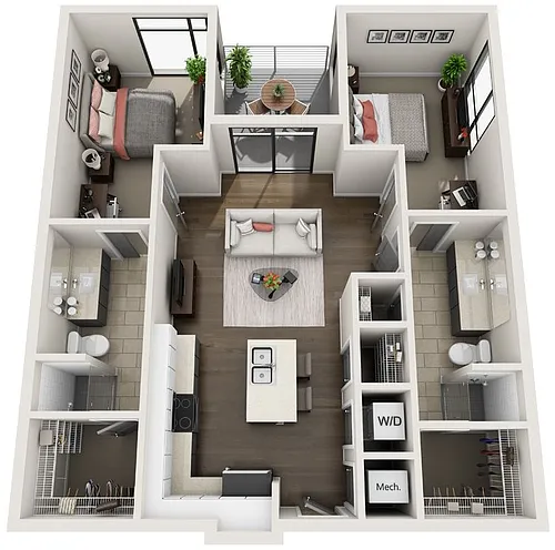 Floor plan B2