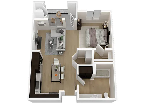 Floor plan A1 Studio
