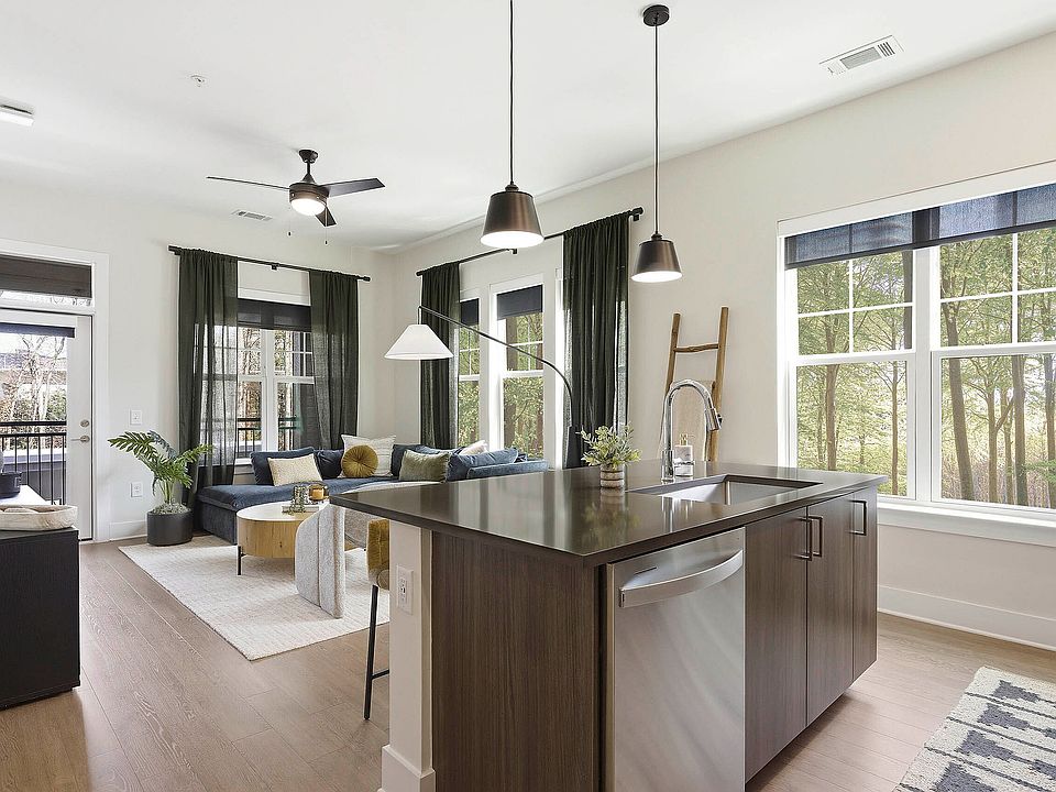 Open kitchens and living rooms