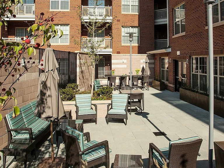 Urban Courtyard With BBQ & Seating Areas