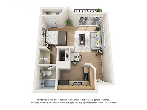 Floor plan Studio