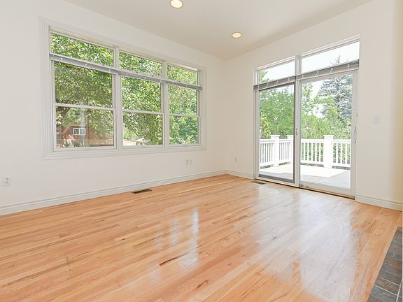 Main floor office with fireplace