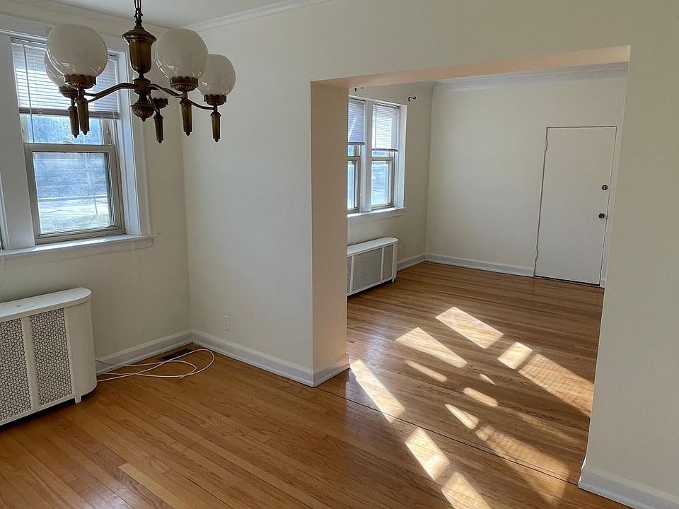 Dining room looking into living room