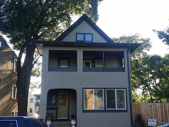 front of property
