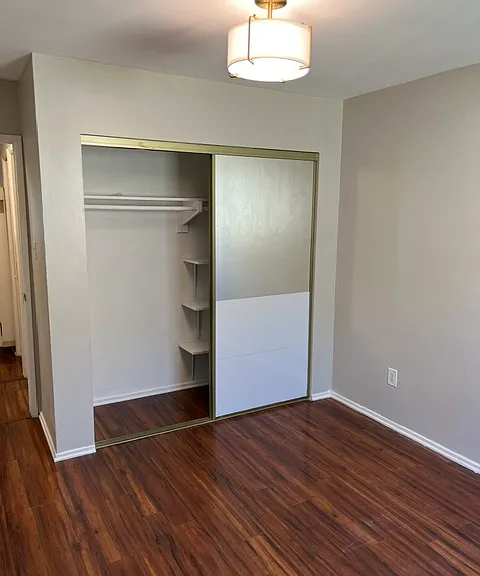closet and bedroom