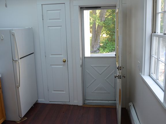 Kitchen opens to parking