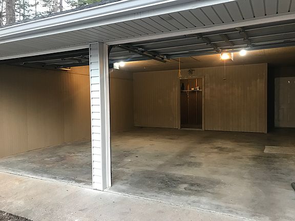 Garage with storage room