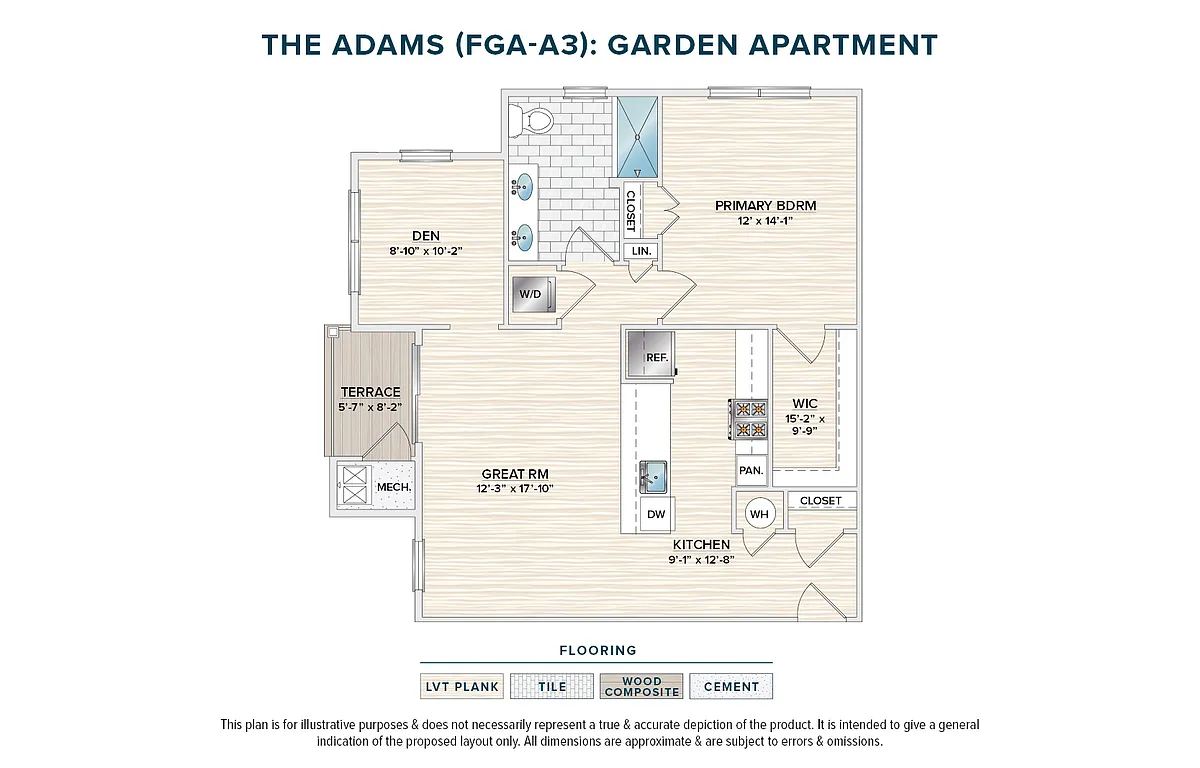 Floor plan The Adams (FGA-A3)