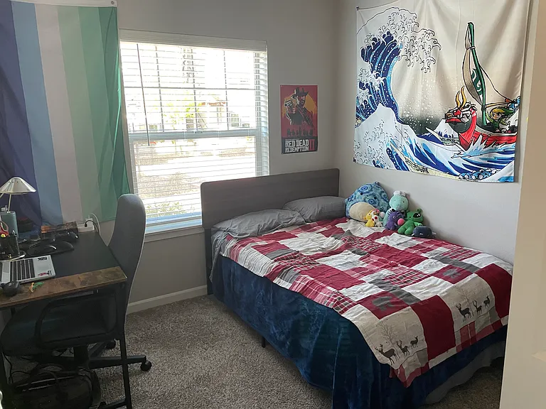 Bedroom does not come furnished
