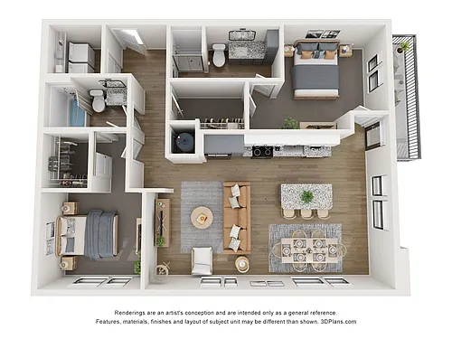 Floor plan The Nelson - Workforce Housing