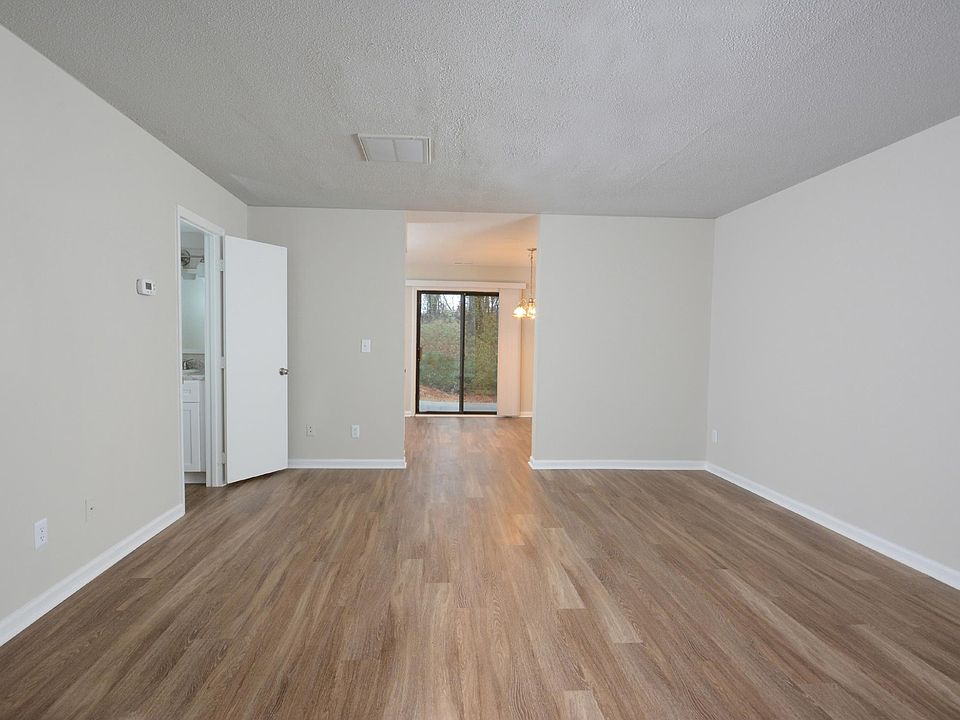 Inviting living space with faux hardwood flooring
