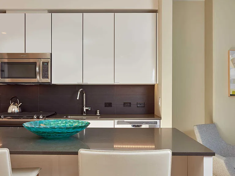 Island Kitchen with Stainless Steel Appliances
