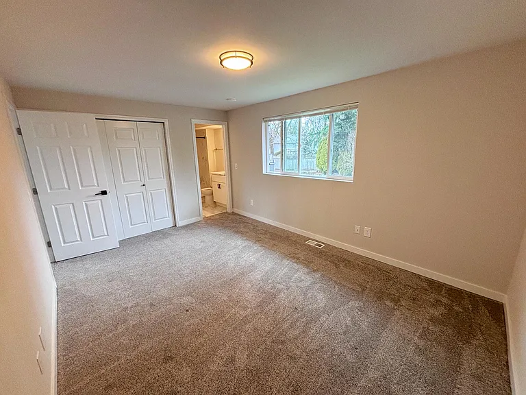 master bedroom with private bath