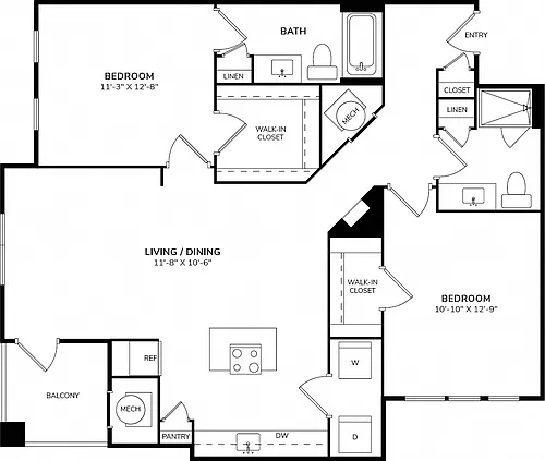 Floor plan B2