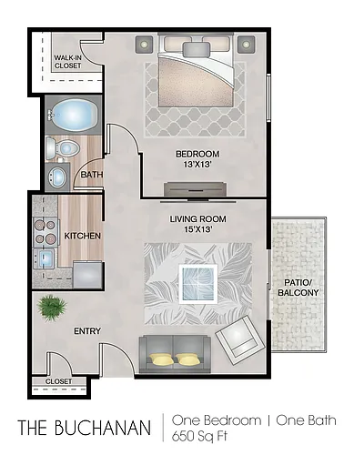 Floor plan The Buchanan