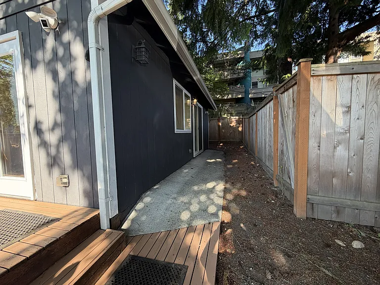 walkway around cottage