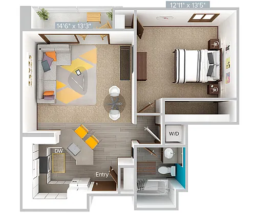Floor plan Furnished-f-697
