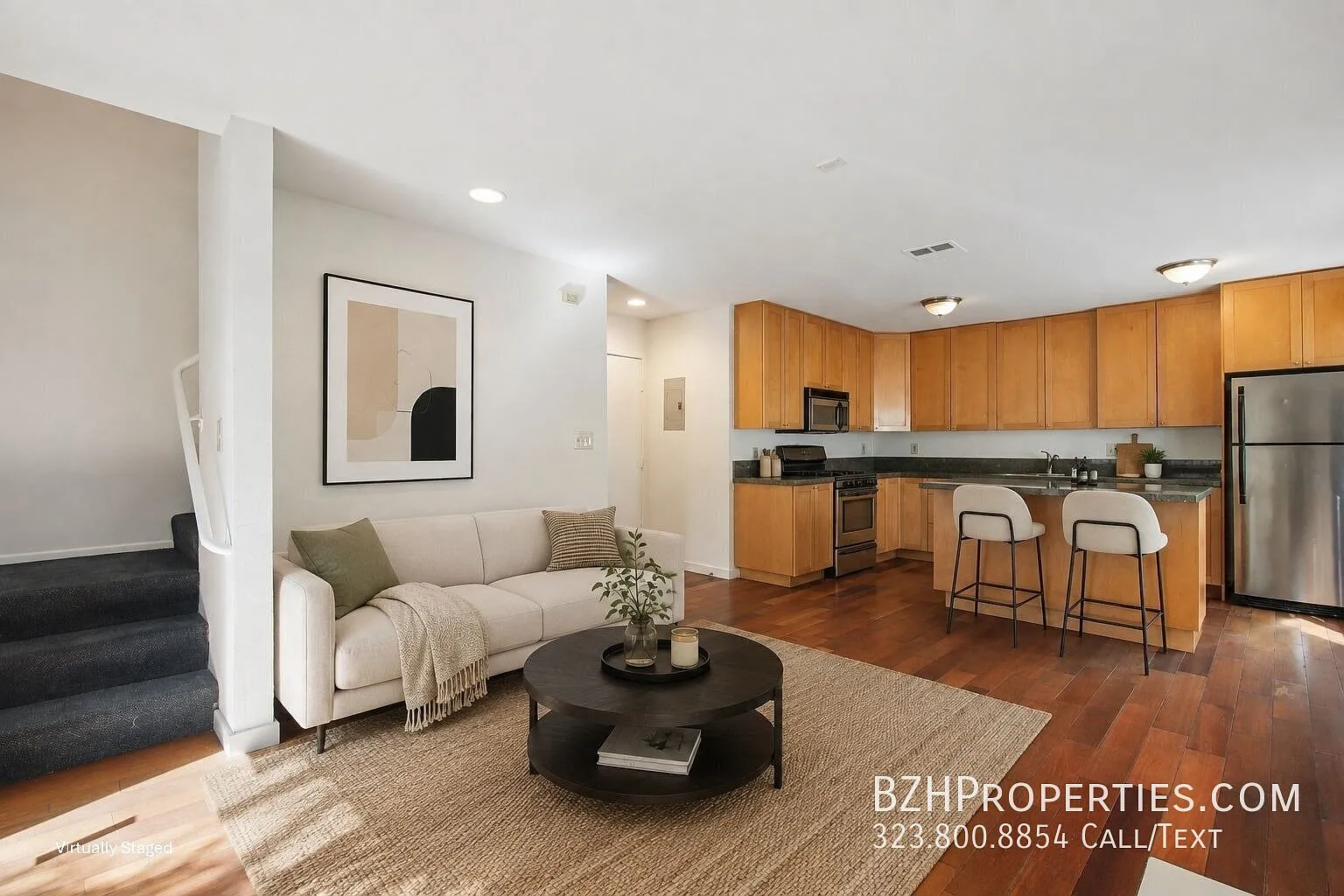 Bright Two-Story Townhome with Fireplace, Balcony & 2-Car Garage Parking — Photo 1