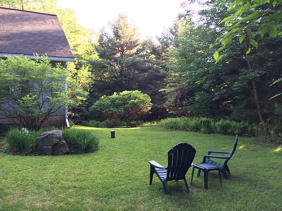 West side of lawn area