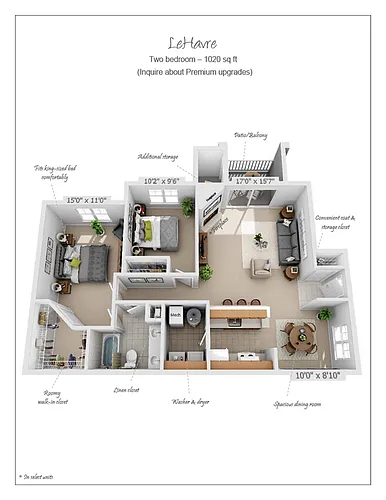 Floor plan LeHavre