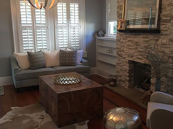 Custom Stone Fireplace