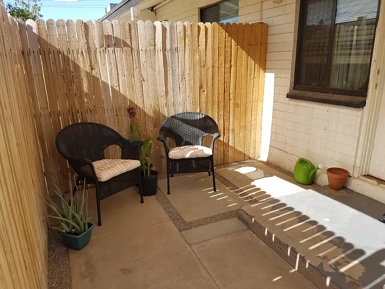 Back patio