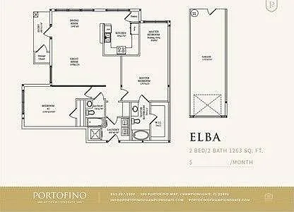 Elba Floor Plan Elba Floor Plan