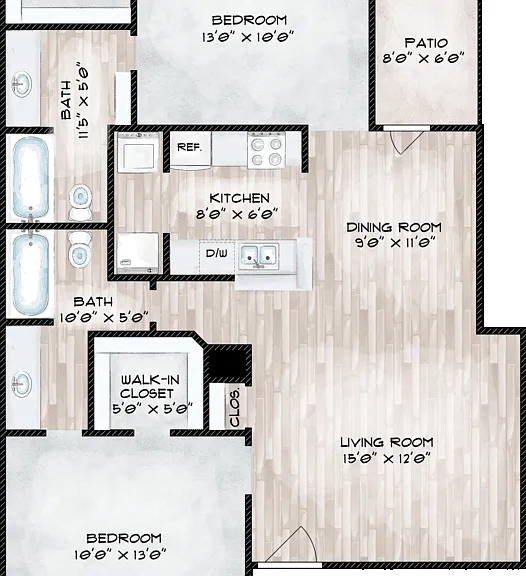 E Floorplan Diagram