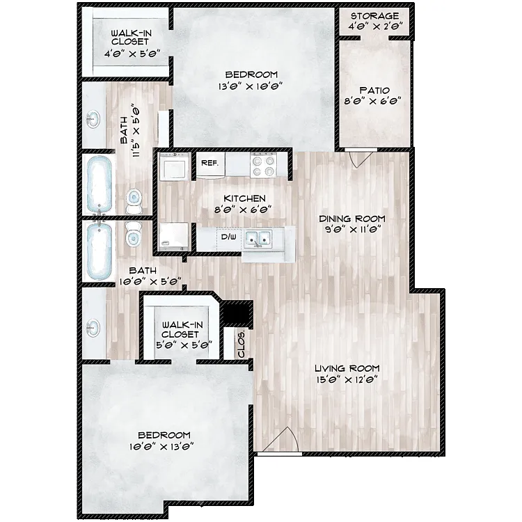 Floor plan E