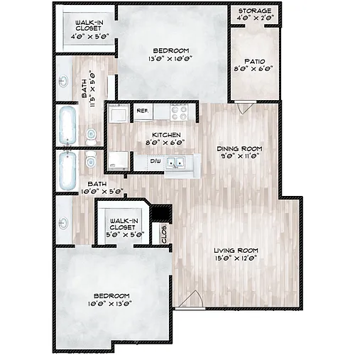 Floor plan E