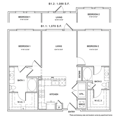 Floor plan WS_B1