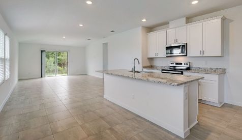 Kitchen and Living Room