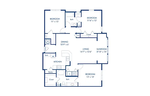 Floor plan D1
