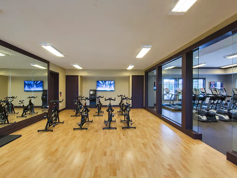 Fitness center includes a spin studio