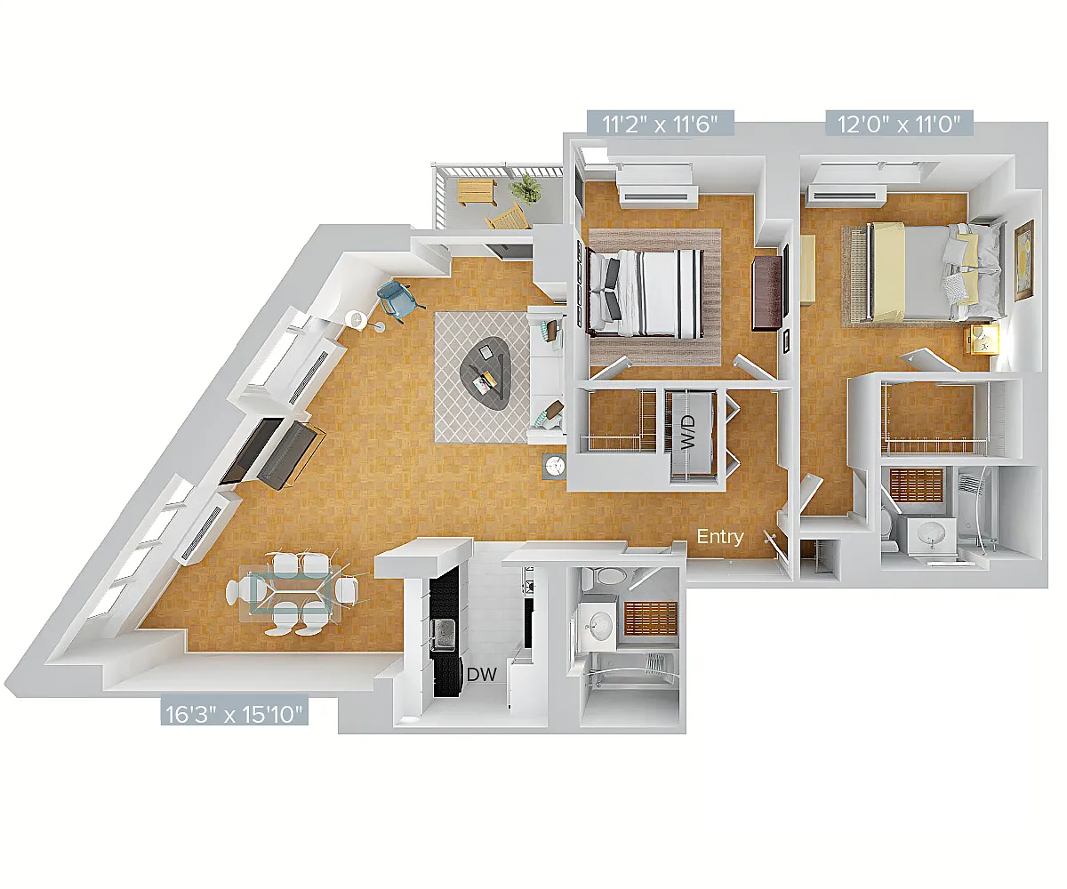 Floor plan B3-1120