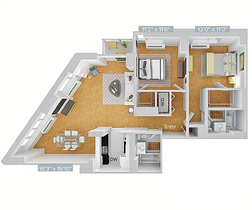 Floor plan B3-1120