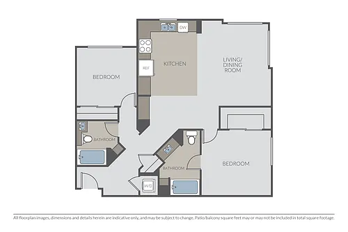 Floor plan Michigan Avenue