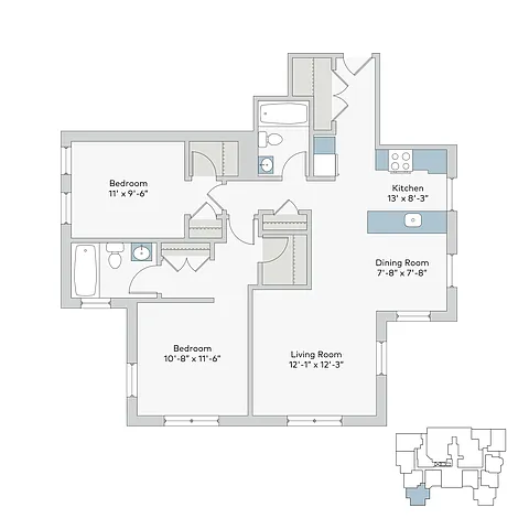 Floor plan mon-2bn3