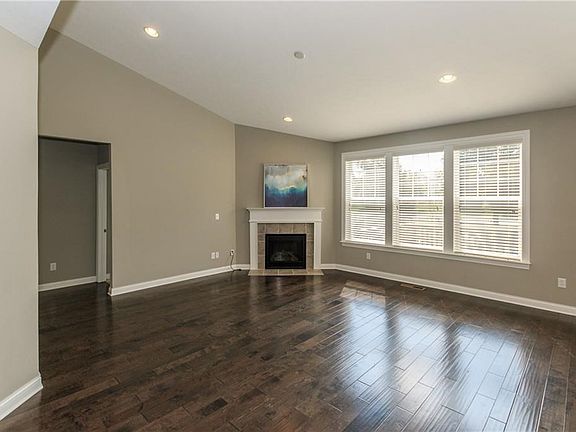 Gas fireplace & lots of natural light