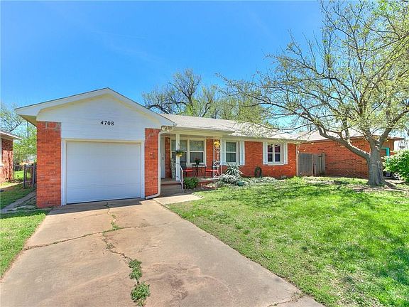 One car garage with Underground Storm Shelter Inside.