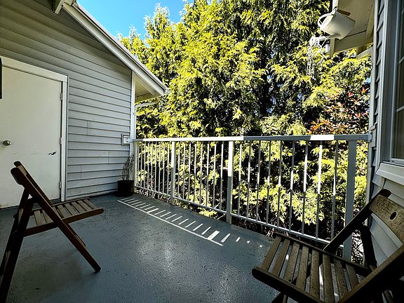 Balcony with storage