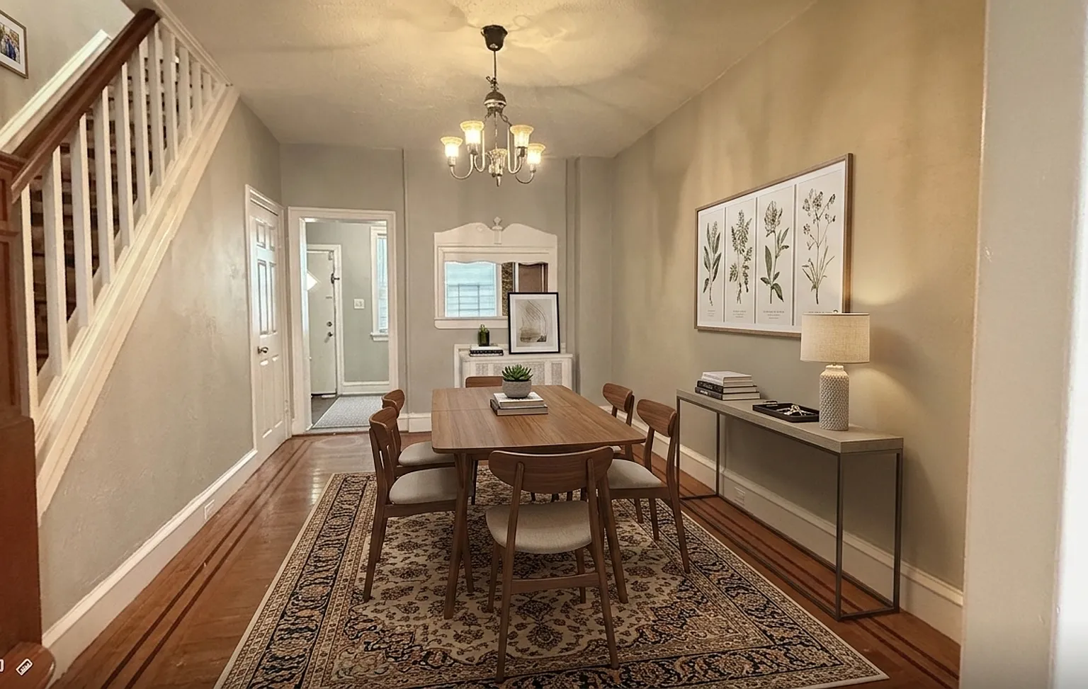 Classic 2-BR Rowhouse with Exposed Brick in Hunting Park — Photo 2