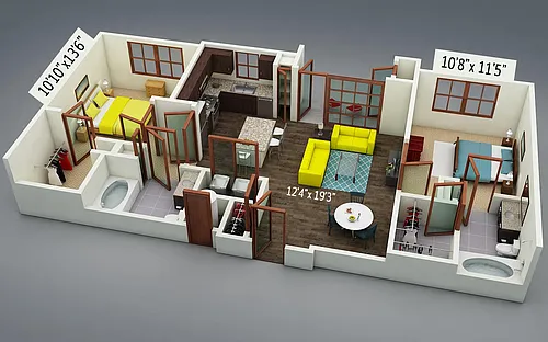 Floor plan B1