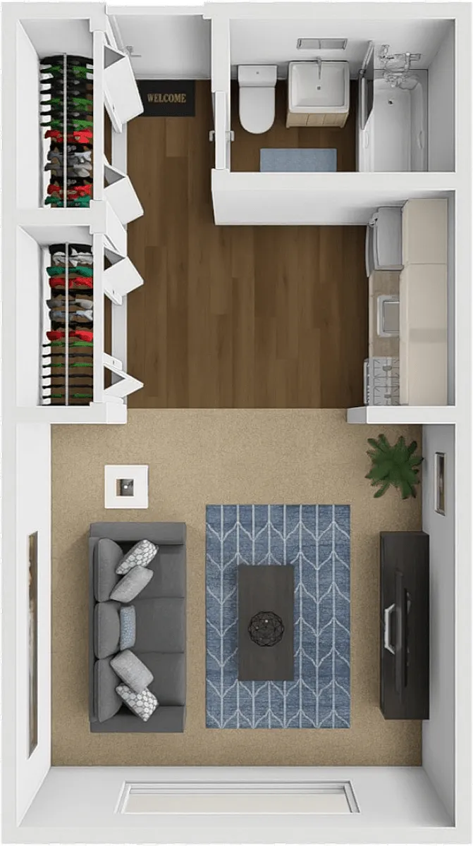 Floor plan Studio