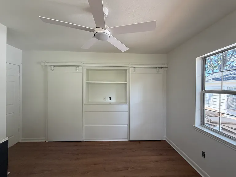Bedroom 1, two closets including one walk in.
