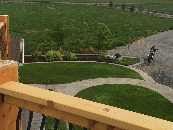 Front view off deck