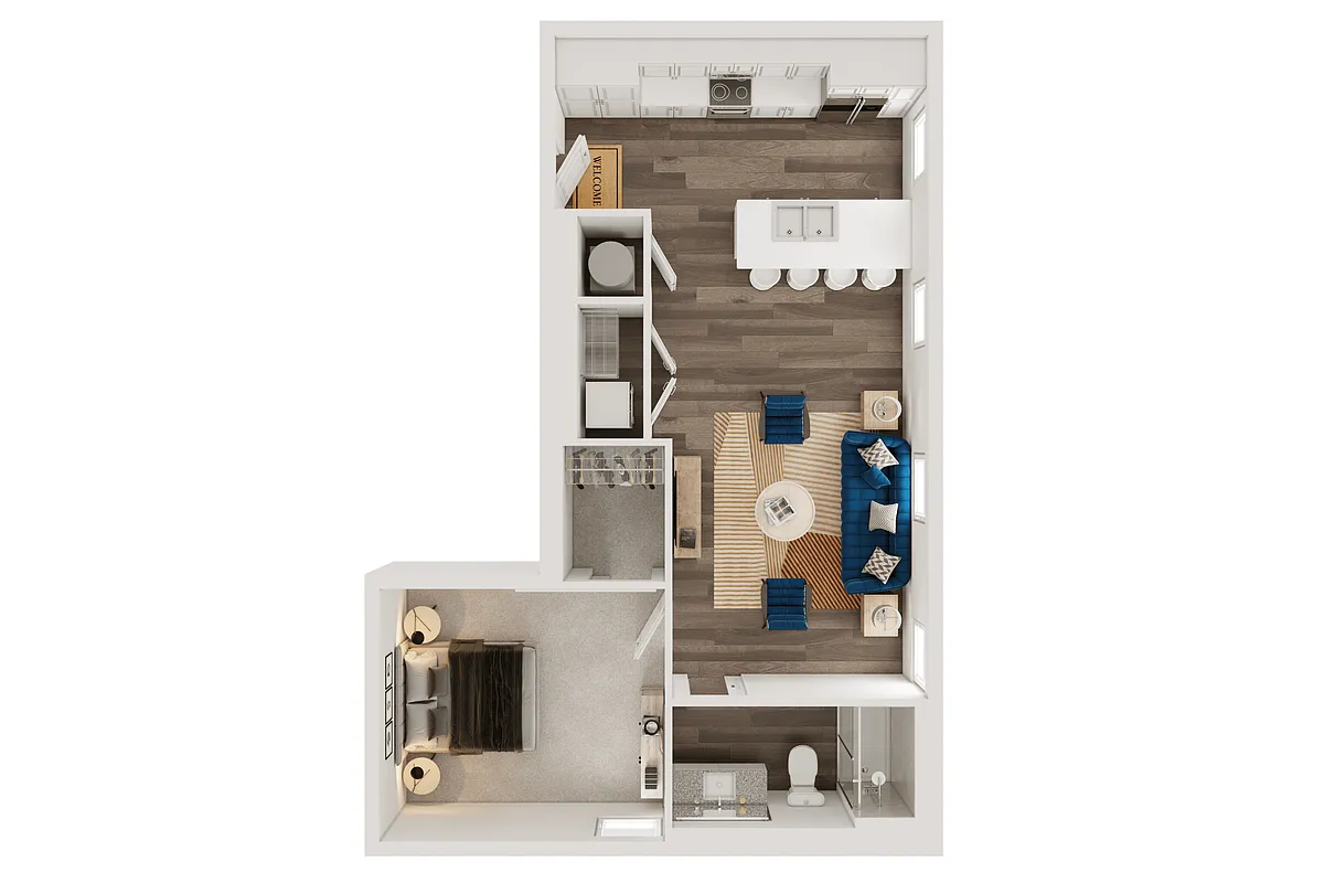 Floor plan A16 - SECOND AVE
